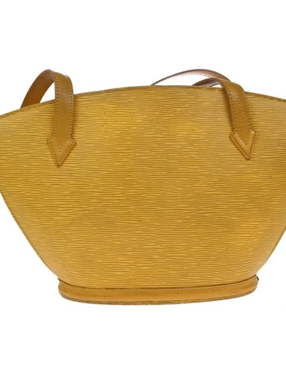 Louis Vuitton Yellow Epi Leather Shoulder Tote